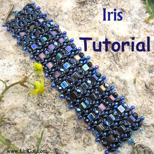 Tutorial Iris SuperDuo and Tila Beadwork Bracelet PDF