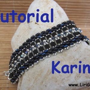 Tutorial Karin SuperDuo and Tila Beadwork Bracelet PDF