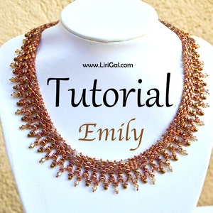 Emily SuperDuo Beadwork Necklace PDF Tutorial