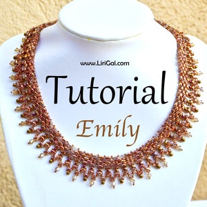 Emily SuperDuo Beadwork Necklace PDF Tutorial image 1