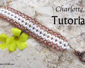 Charlotte Twin Superduo Perlenarmband PDF Anleitung