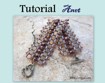 Tutorial Anet SuperDuo and Tila Beadwork Bracelet PDF