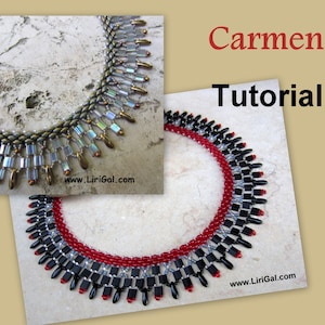 Tutorial Carmen SuperDuo&Tila Necklace PDF
