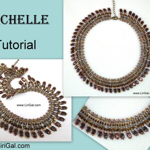 Tutorial Michelle SuperDuo Tile Necklace PDF