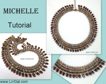 Tutorial Michelle SuperDuo Tile Necklace PDF