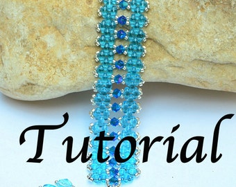 Loren Super duo Beadwork Bracelet PDF Tutorial