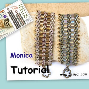 Tutorial Monica SuperDuo and Tila Beadwork Bracelet PDF