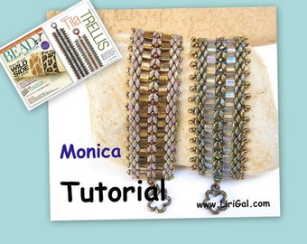 Tutorial Monica SuperDuo en Tila kralenarmband PDF
