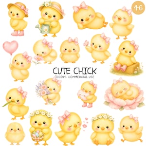 Baby Chicks Clipart ,Baby Animal Clipart , Barn Birthday Farm Party,  Baby Shower Nursery  Clipart
