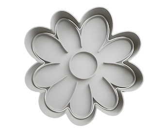 Daisy Flower Cookie Cutter & Embosser Stamp