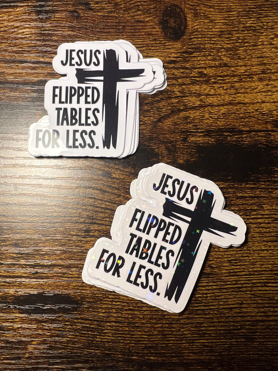 Jesus Flipped Tables for Less Waterproof Sticker - Etsy
