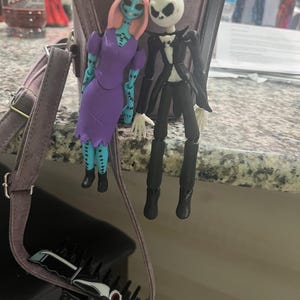 Jack and Sally Flexi Keychain