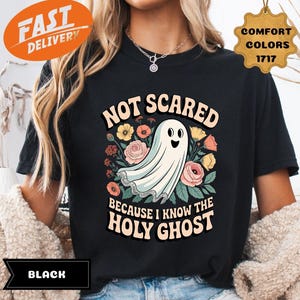 Comfort Colors Christian T-Shirt: Holy Ghost Halloween Tee