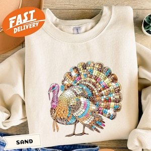 Sweatshirt Thanksgiving Turkije, Turkije-shirt, familietrui, Thanksgiving-shirt, herfstsweater, Thanksgiving-trui vrouwen