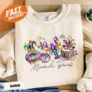Mardi Gras Sweatshirt: Louisiana New Orleans Hoodie