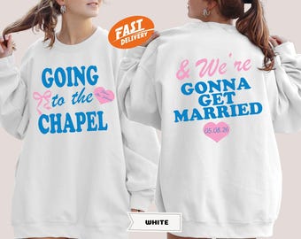 Sudadera de novia personalizada: Sudadera de cuello redondo para futura esposa, atuendo para el día de la boda