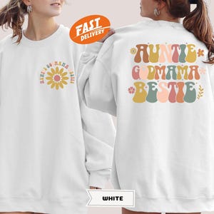 Auntie Godmama Bestie Sweatshirt, Auntie Shirt, Godmama Sweater, Funny Godparent Sweater, Aunt Gift, Godmother Gifts, Aunt God Mother Gift