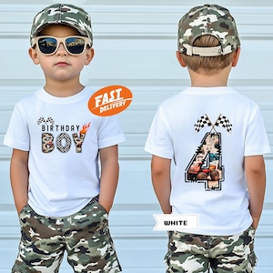 Monster Truck Birthday Boy Shirts Custom Birthday Party Shirts Monster Truck Theme Outfit Personalized Birthday Shirt