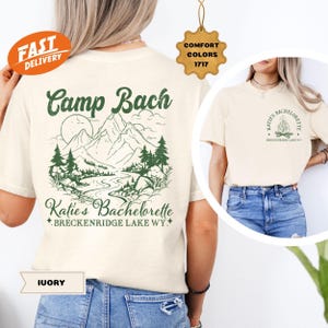 Vintage Camp Bachelorette Shirt: Retro Mountain Bride Tee