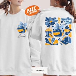 Custom Volleyball Sweatshirt: Game Day Gift for Volleyball Player