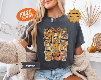 Retro Disney Halloween Shirt, Mickey and Friends Trick or Treat T-shirt
