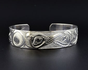 Canadian First Nation, Hand Carved Sterling Silver Every Child