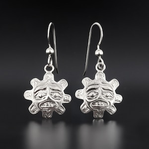 Northwest Coast Native Figurative Cast Earrings Various Designs