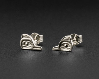 Tiny Northwest Coast Native Figurative Stud Earrings Various Designs