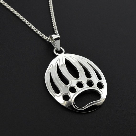 Bear Paw Pendant Sterling Native First Nations Jewelry - Bear Paw Pendant Sterling Bear Paw Pendant Sterling Native First Nations Jewelry - Bear Paw Pendant Sterling