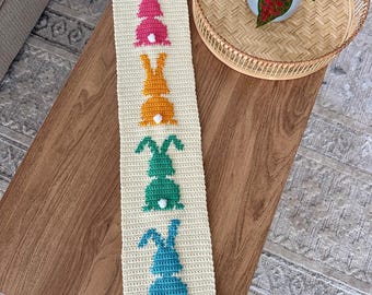 Bunnies Crochet Wall Hanging Pattern *PATTERN ONLY*