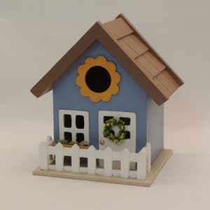 Country Cottage Handpainted Birdhouse