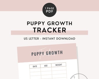 puppy weight tracker