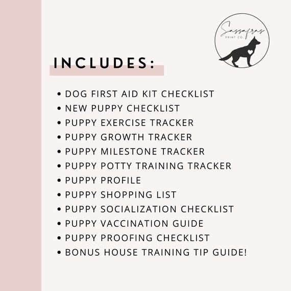 First time dog owner shopping list hot sale