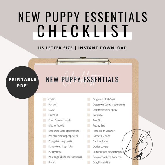 buying a new puppy checklist buying a new puppy checklist