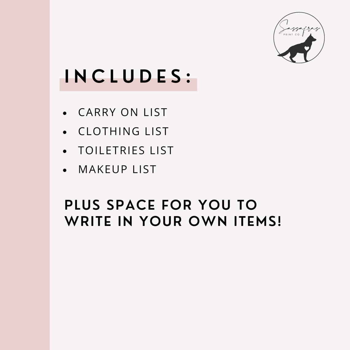 Packing List for Women Ultimate Travel Packing List - Etsy