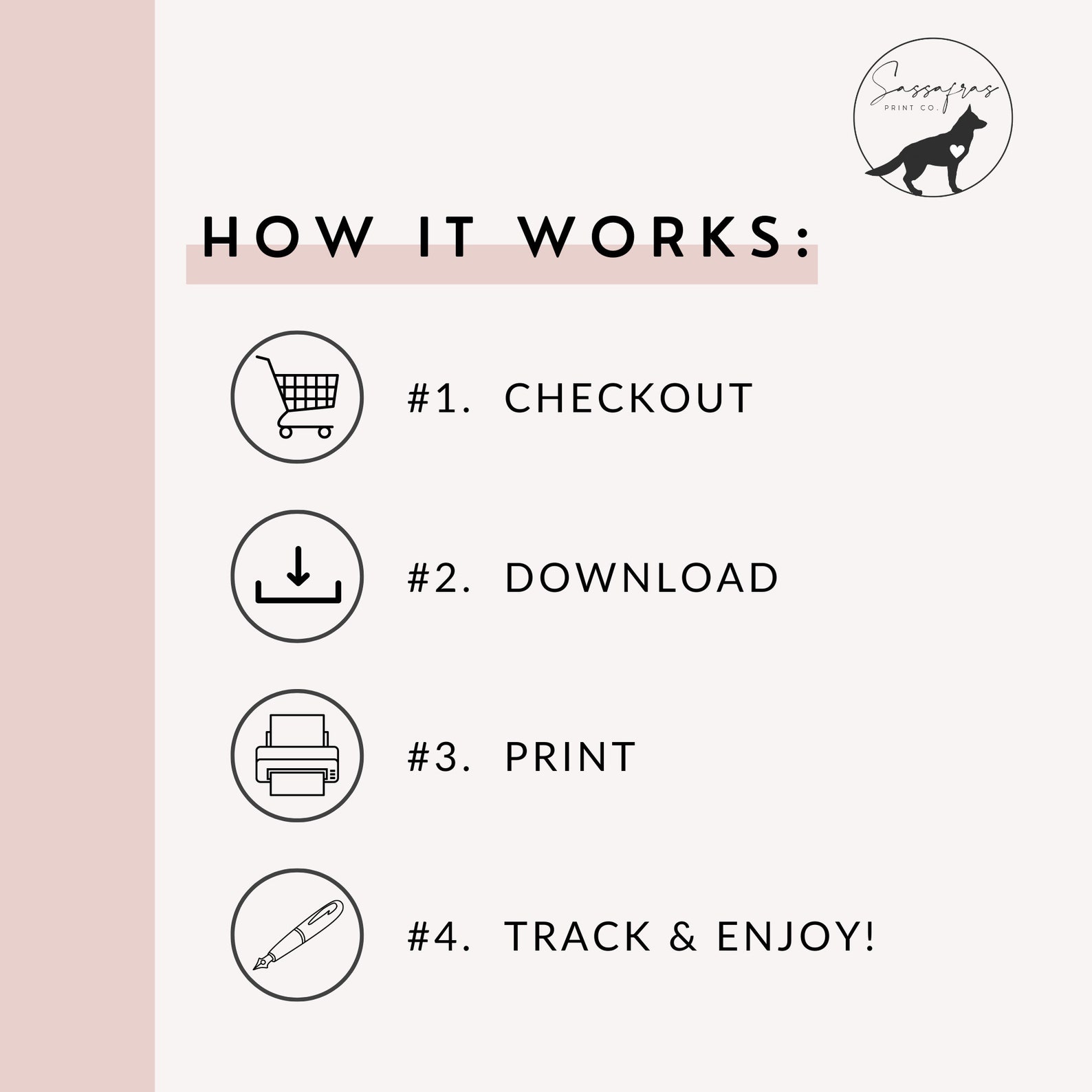 Cat First Aid Kit Checklist INSTANT DOWNLOAD Minimal Printable Pet