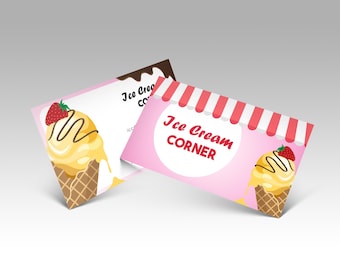 Aangepaste visitekaartjes