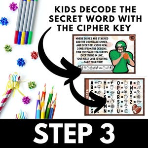 Football Scavenger Hunt for Kids, Indoor Printable Game, Riddles ...