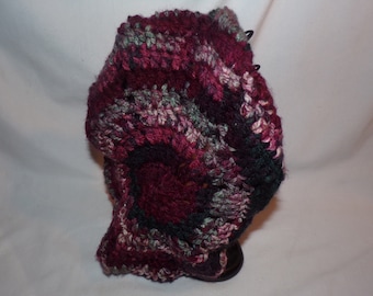 Crochet Multi Color Winter Beanie Hat