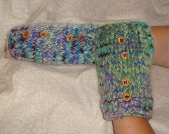 Knitted Multicolor Hand Warmers