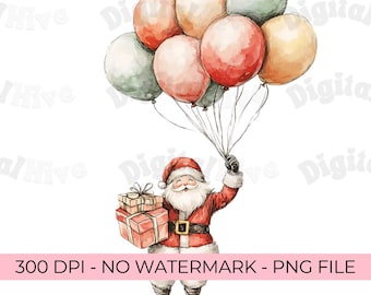 Retro Santa Christmas Delivering Christmas Gifts, Funny Vintage Merry Christmas Png, Sublimation Design, Santa Claus Clipart, Santa Png