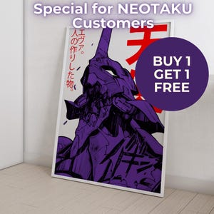 Anime Poster Print | Buy 1 Get 1 Free (Poster) | Minimalist Aesthetic Japanese Gift for Anime Fan – Anime Wall Print