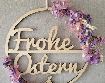 Laserdatei, Osterkranz, Loop, Ring, SVG, Lasercut, Osterhasen, Holzring, Osterdeko, Türkranz, Türdeko