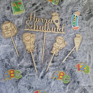 Cake topper school enrollment, schoolchild, cake decoration, decoration, first day of school, cake topper, decorative cake, school cone, cake topper, first grade