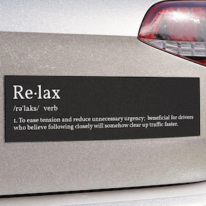 Funny Car Magnets, Car Decor, Car Accessories, Bumper Sticker, Gift for Tailgaters, Vehicle Magnet, Definition Car Magnet, Funny Bumper