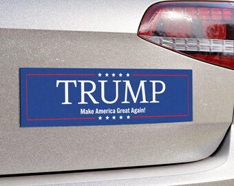 Donald Trump Magnet - Make America Great nochmal - Politischer Automagnet, Trump Fan Zubehör, Kühlschrank Dekor, Konservativ