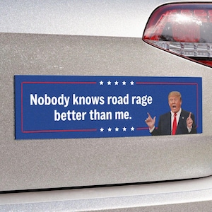 Funny Donald Trump Car Magnet - Car Decor, Accessories, Bumper Sticker, Vehicle Gift, Trump Magnet, Political Car Accessory