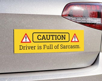 Roliga bilmagneter, bildekor, biltillbehör, stötfångardekal, present till fordon, humoristisk magnet