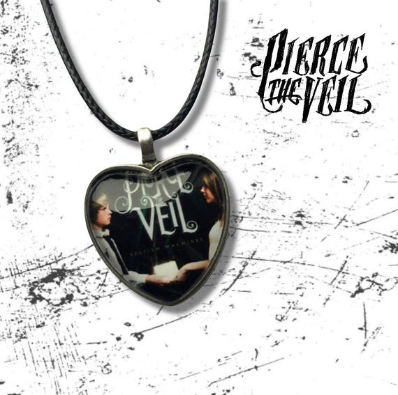 Pierce the Veil Heart Pendant Necklace Gift - Etsy
