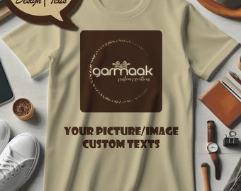 Personalized Gildan Cotton T-Shirt: Custom Text & Image